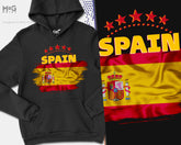 SPAIN Football Sweat Shirt, España Shirt, Spain Jumper, Spanish Flag Team Sweatshirt fútbol Spain Football Copa Del Mundo España